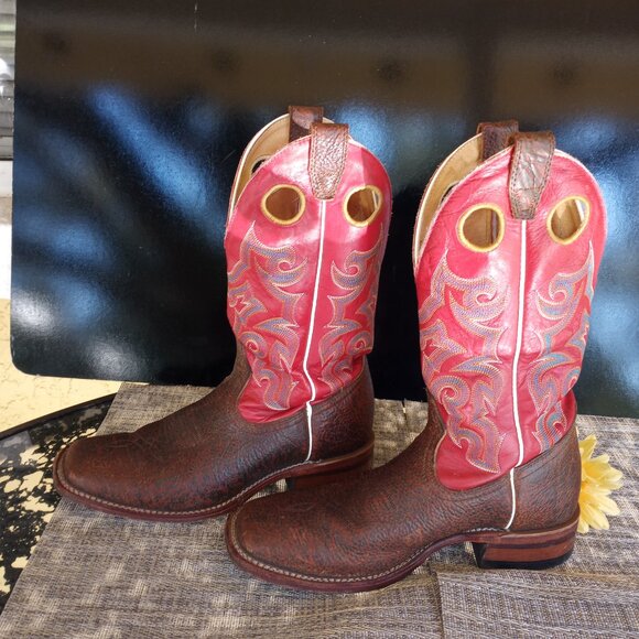Boulet men's cowboy boots men's 8.5E (wide) - Picture 2 of 16